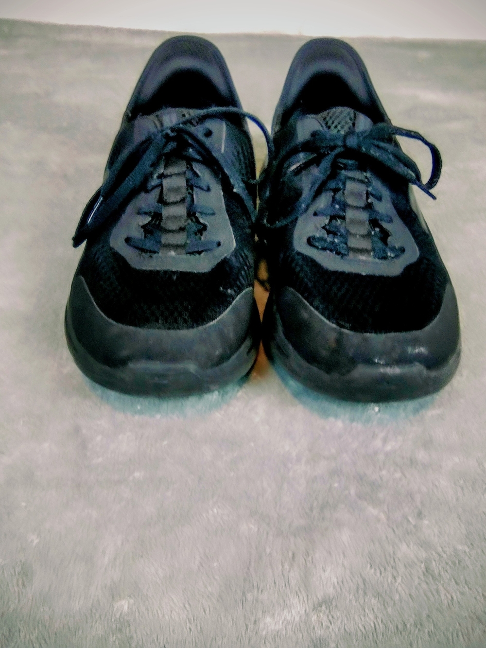 Skechers Men's Black Lace-Up Athletic Sneakers